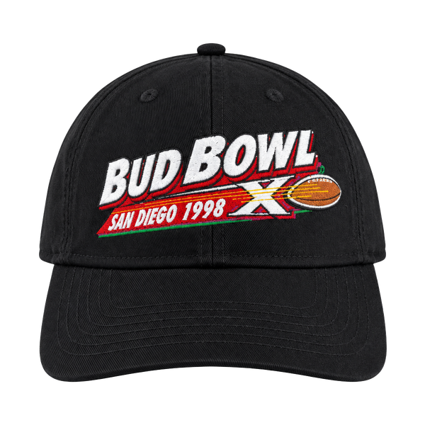 Budweiser Bud Bowl San Diego 1998 Snapback Hat Vintage Black