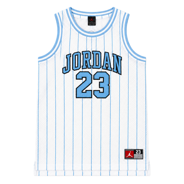 Jordan 23 Pinstripe Basketball Jersey Size 12-13 Youth UNC Blue