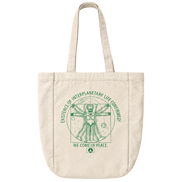 Rare 1996 Los Angeles Comic Book ScienceFiction Convention Tote Bag Mars Attacks