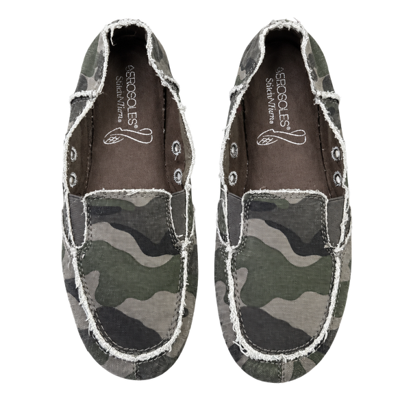 Aerosoles Stitch N Turn So Soft Camo Slip-On Shoes Size 7M