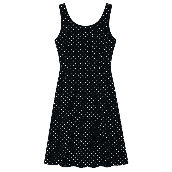 Old Navy Polka Dot Dress Size XS Black White Sleeveless Mini