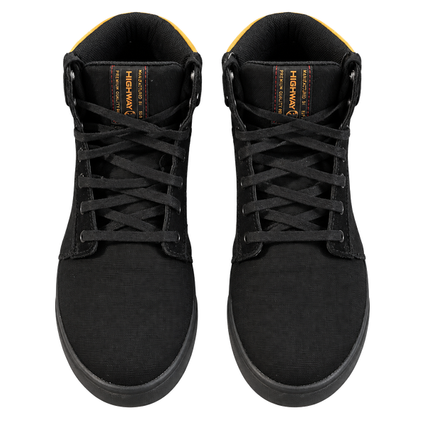 New Highway 21 Casual Riding Motorcycle Shoes Men's 9 Black Brown