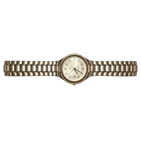 Pierre Cardin Gold Tone Quartz Watch with Date Display and Stainless Steel