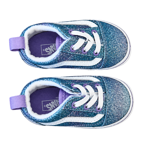 Vans Glitter Toddler Sneakers Blue Purple White