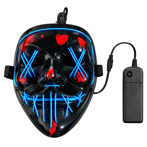 Unbranded LED Light Up Purge Mask Blue