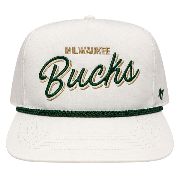 47 Milwaukee Bucks Hitch Adjustable White Hat Cap