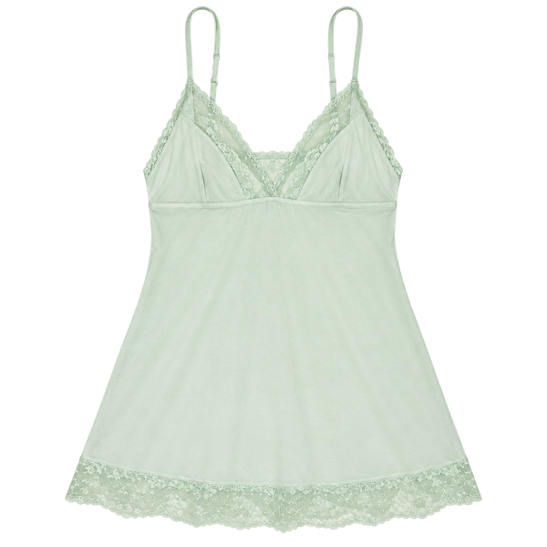 Cosmopolitan Babydoll Green Lace Chemise Nightgown