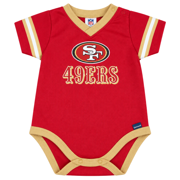 Gerber San Francisco 49ers NFL Baby Bodysuit 3-6 Months Red Gold White