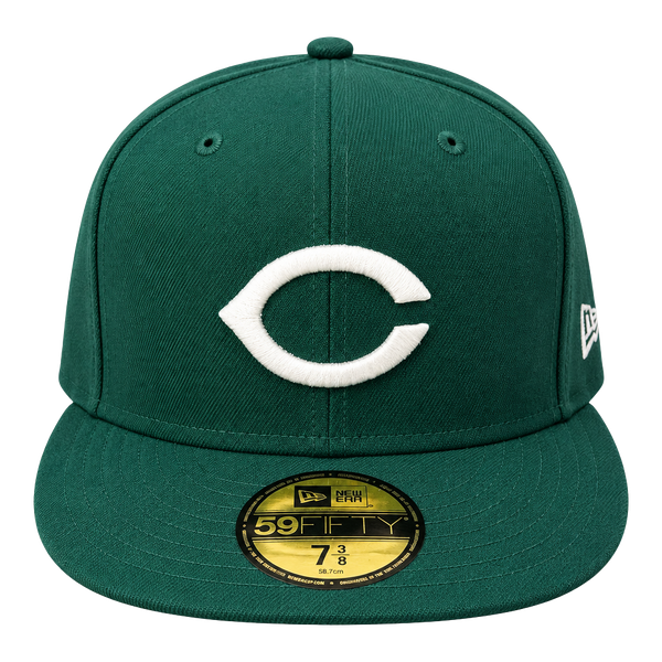 New Era Cincinnati Reds 59FIFTY Size 7 3/8 Fitted Hat Green