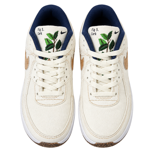 Nike Air Max 90 SE Cork Size 6.5Y Coconut Milk White