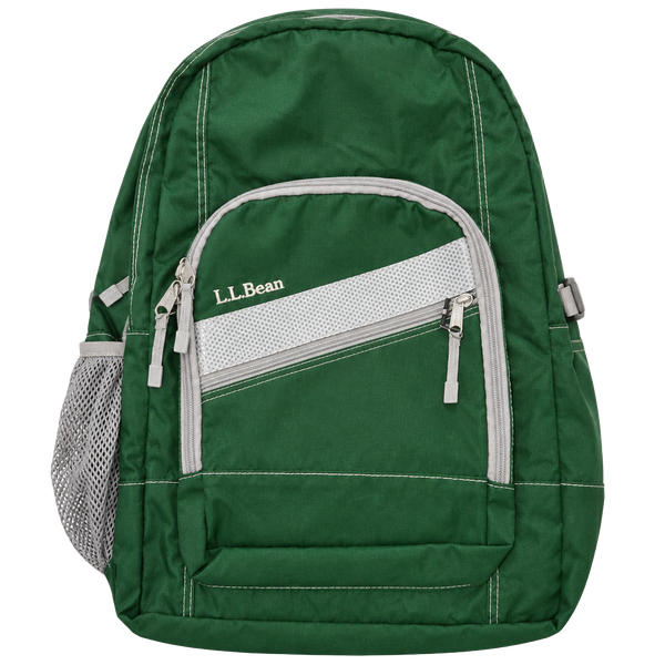L.L. Bean Deluxe Book Pack Backpack Green