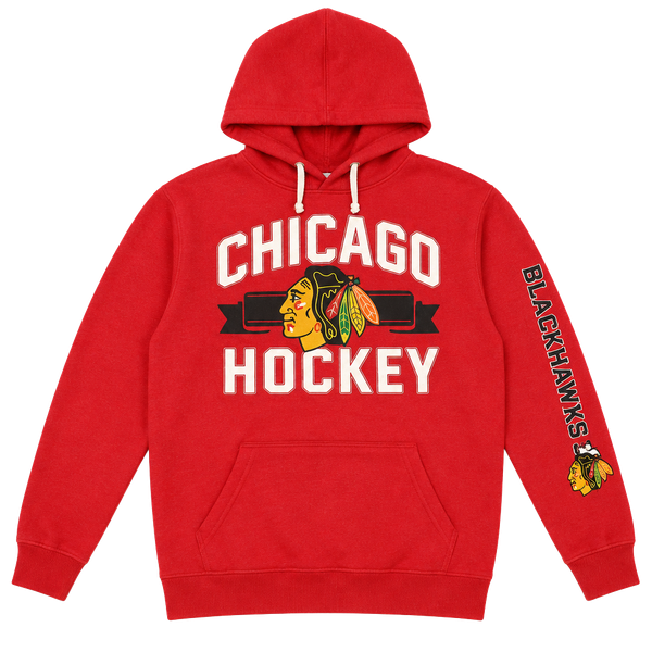 Reebok Chicago Blackhawks Hockey Youth Hoodie Size 16 Red