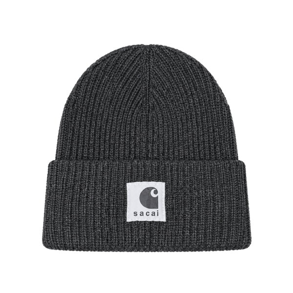 Sacai Carhartt WIP Wool Blend Beanie OS Black