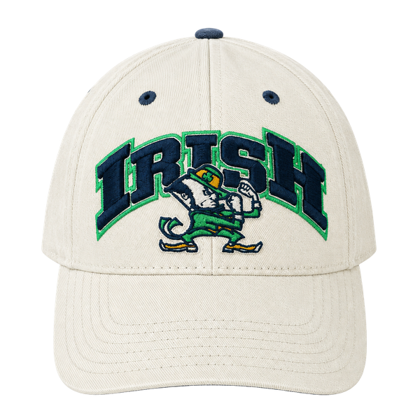 Top Of The World Notre Dame Fighting Irish Adjustable Hat White Cotton
