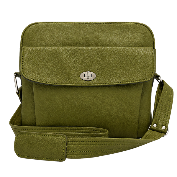 Royal Traveller Medalist Vintage Green Crossbody Bag