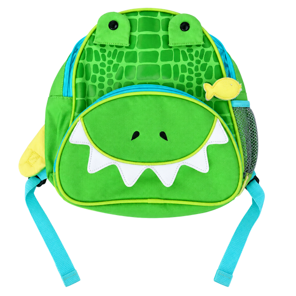 Skip Hop Zoo Little Kid Toddler Backpack Crocodile Green