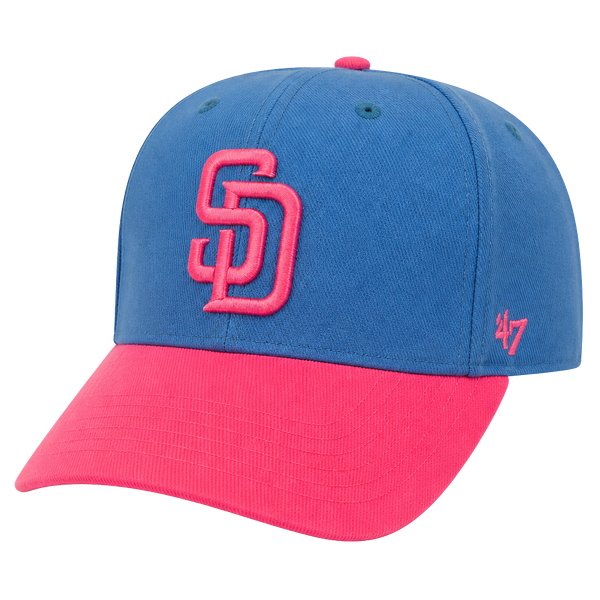 47 Brand San Diego Padres Kids Snapback Hat Blue Pink