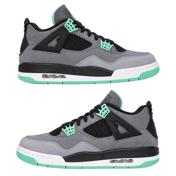 Nike Air Jordan 4 Retro Green Glow Sneakers