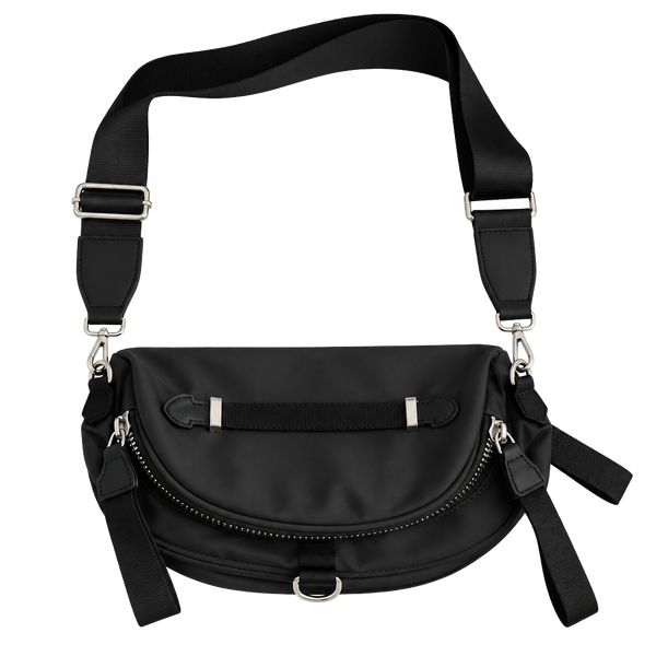 BC Bags Nylon Crossbody Bag Olive Green Gold Hardware