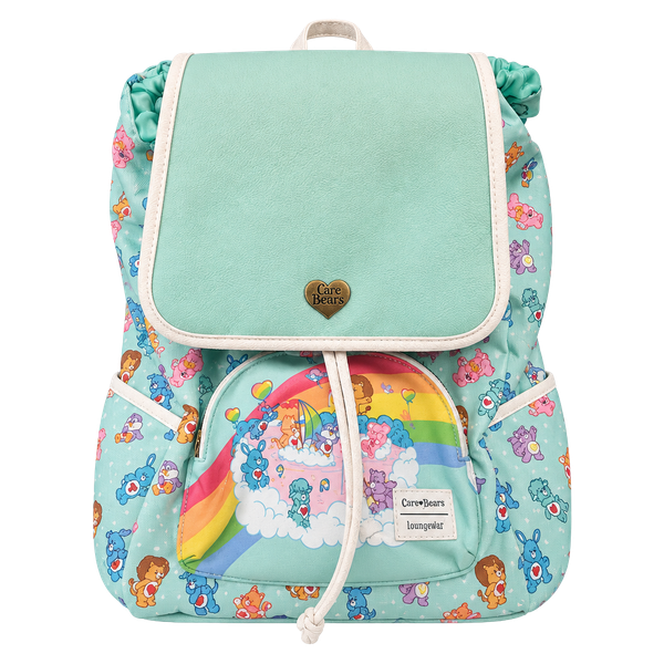Loungefly Care Bears Cousin Rainbow Slouch Backpack