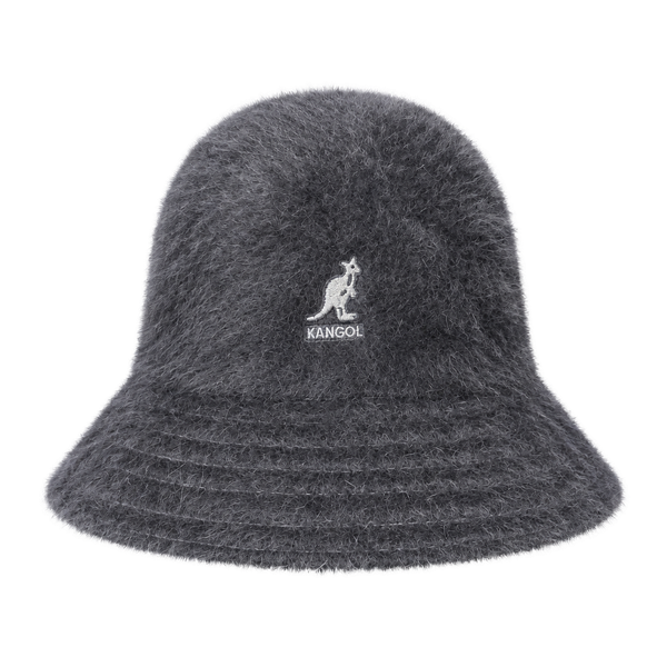 Vintage Kangol Furgora Bucket Hat Size Small Blue Gray Fuzzy Angora NWT