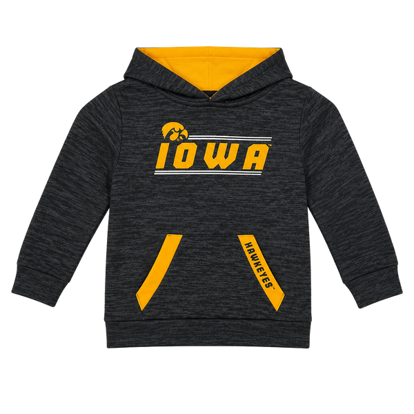 Colosseum Iowa Hawkeyes Toddler Hoodie Size 3T Black Yellow Pullover