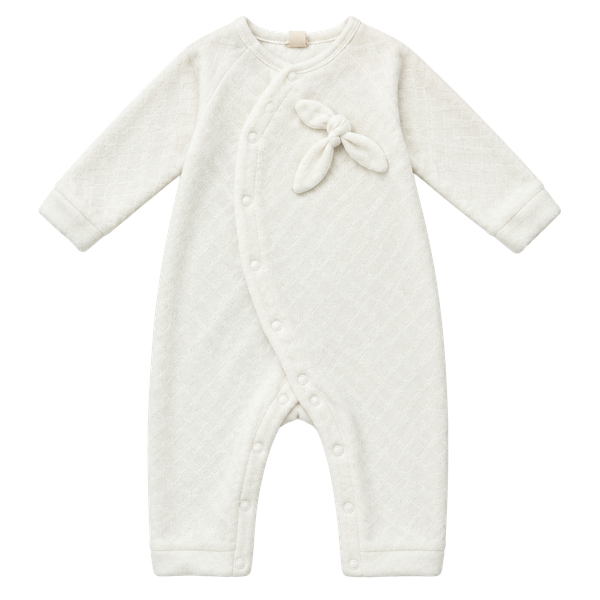Burt's Bees Baby Kimono Robe Size 6-9 Mo Ivory Organic Cotton