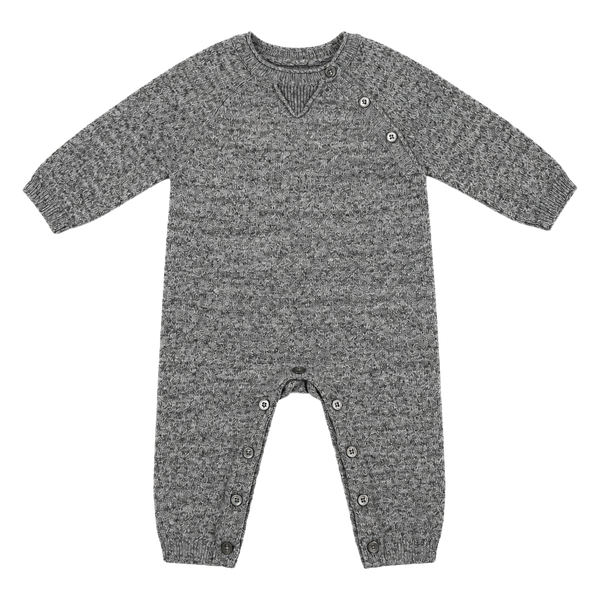 BabyGap Knit Romper Size 3-6 Months Gray Heathered
