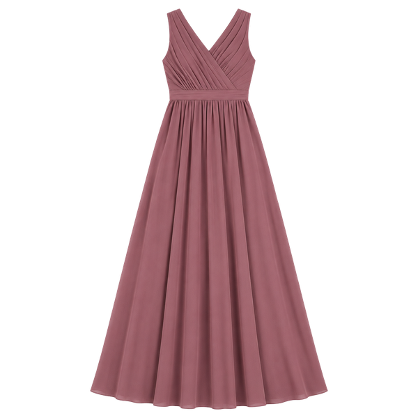Azazie KingsleyDesert Rose A-Line Lace Chiffon Dress