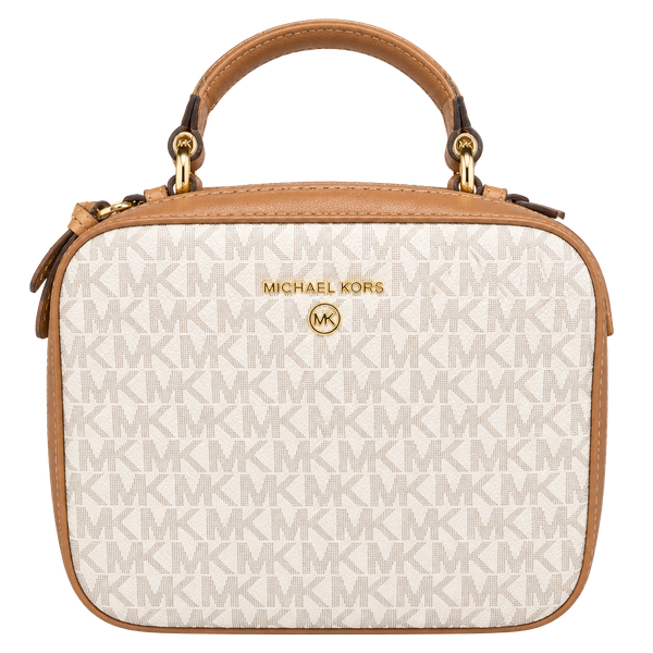 Michael Kors Jet Set Crossbody Bag Vanilla Logo
