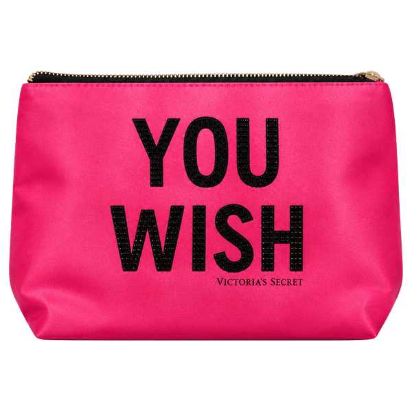 Victoria's Secret You Wish Makeup Bag Pink