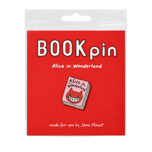 Jane Mount Ideal Bookshelf Alice in Wonderland Book Pin