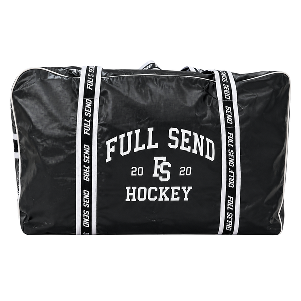 Full Send Hockey Bag 30 x 20 x 15 Black Duffel New