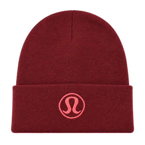 Lululemon Warm Revelation Beanie Burgundy Red