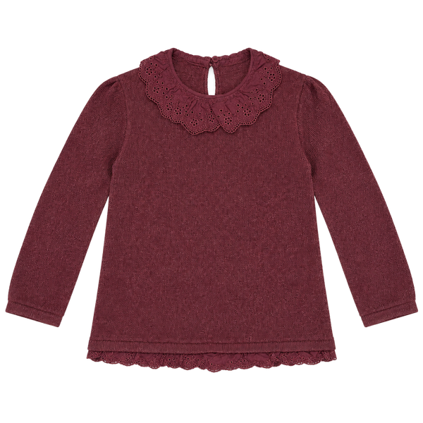 Zara Sweater 12-18 Months Burgundy