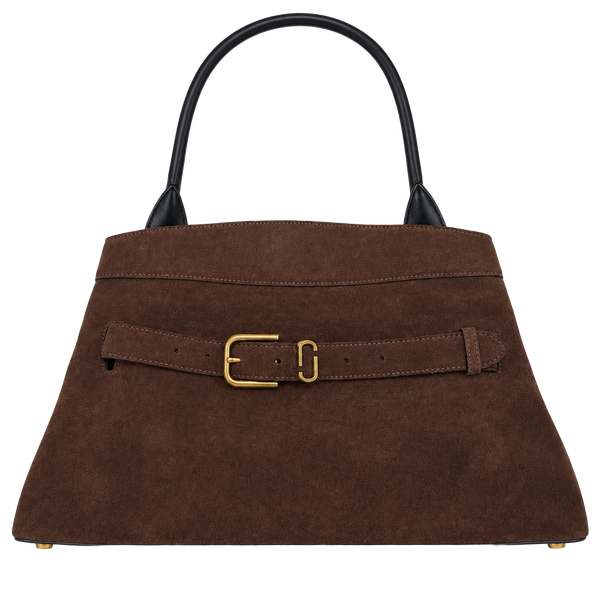 Marc Jacobs The Dakota Suede Satchel Brown Shoulder Bag