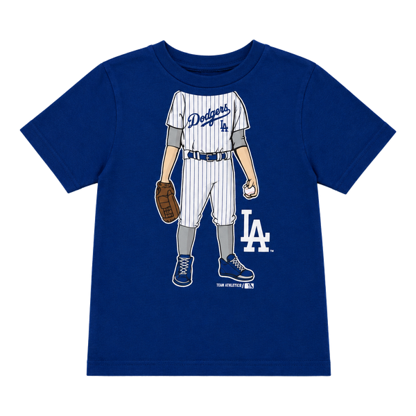 LA Dodgers Toddler 4T T Shirt MLB Team Athletics Blue Baseball Graphic Kids