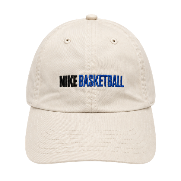 Nike Basketball Vintage Dad Hat White Blue Embroidered Strapback