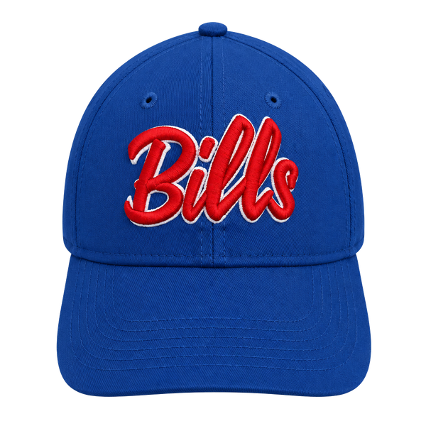 New Era Buffalo Bills 39THIRTY Child Youth Blue Script Hat