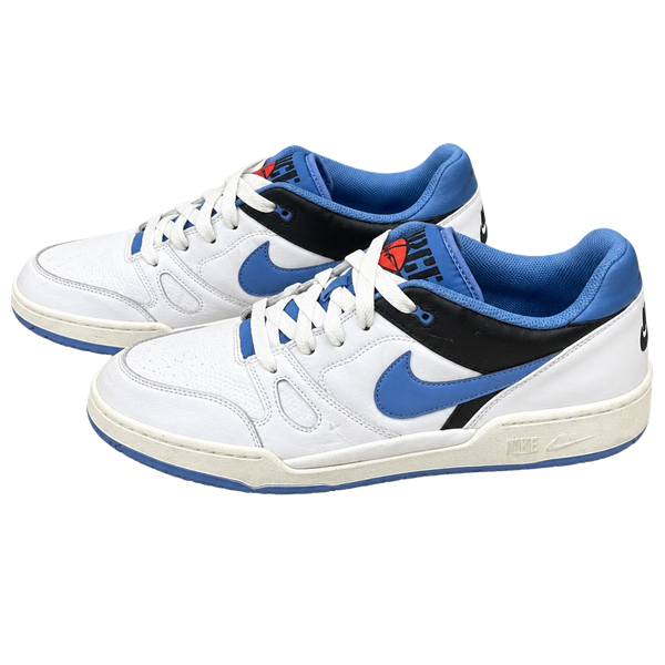 Nike Full Force Low Size 11.5 White Polar Blue Basketball Sneakers