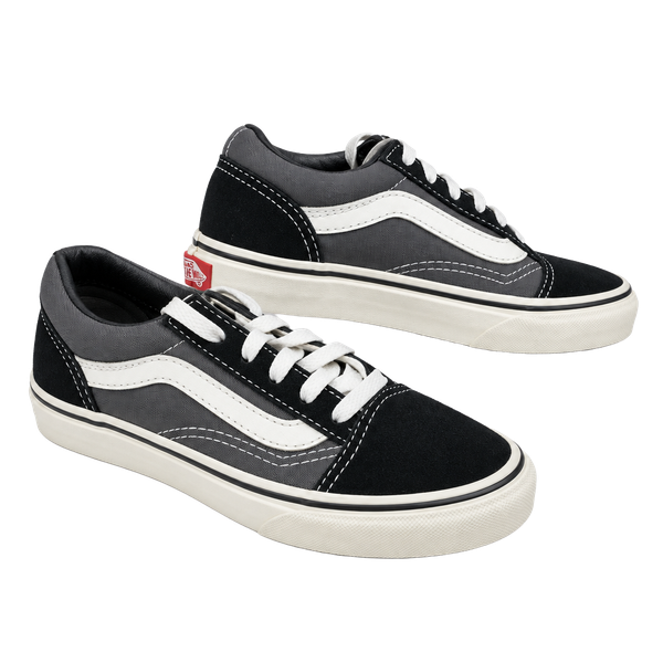 Vans Old Skool Black and Gray Sneakers Size 11 kids