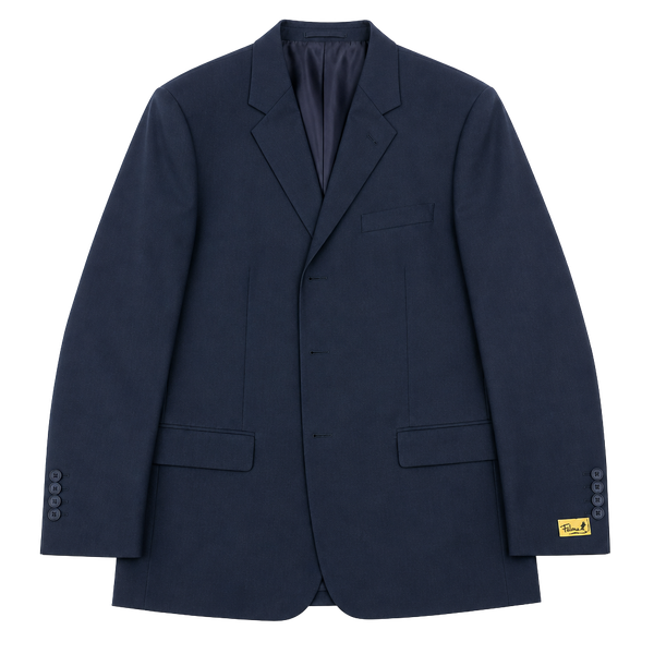 Falcone Superlative Collezione Black Single Breasted Blazer Sport Coat Super 150s