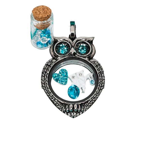 Origami Owl Locket complete with Charms & Stardust