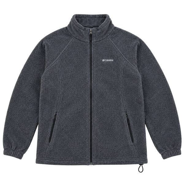 Columbia Benton Springs Full Zip Fleece Jacket Size L Gray
