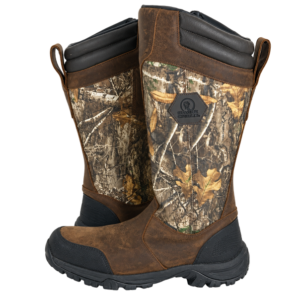 Magellan Outdoors Snake Shield Armor 3.0 Boots Brown Realtree Camo