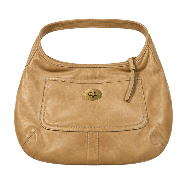 Coach Vintage Ergo Leather Hobo Bag with Turnlock Pocket