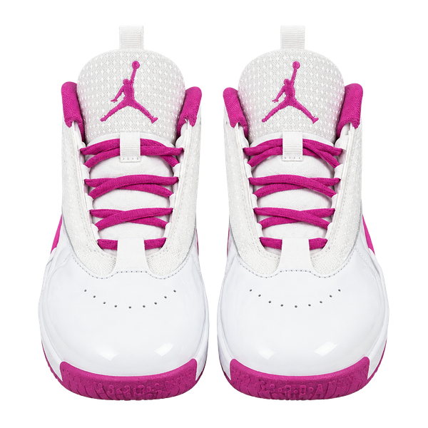 Jordan Max Aura 6 White Fire Pink size 5y or 7.5 w
