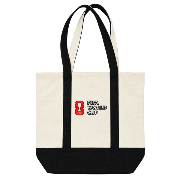 FIFA World Cup Canvas Tote Bag Black White