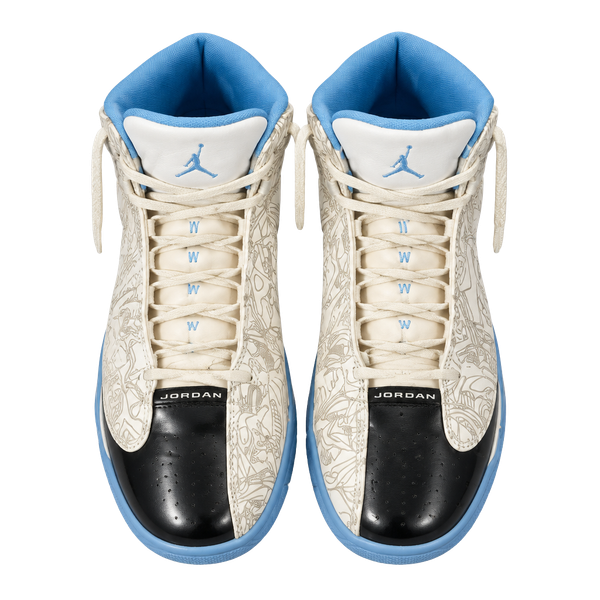 Jordan Dub Zero Size 7Y White University Blue Black UNC