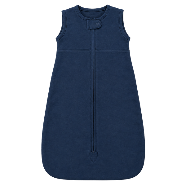 Monica + Andy Sleep Sack Size 0-3m Navy Blue Organic Cotton